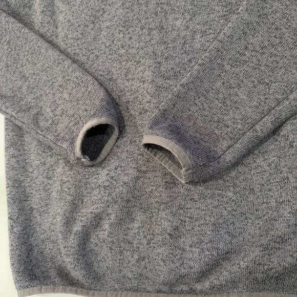 Merrell FullZip Gray Hoodie Sweatshirt Mens Medium Fuzzy Inside Outdoor Gorpcore - Picture 9 of 9